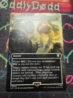 Galadriel's Dismissal (Borderless) Commander: the Lord of the Rings MTG #500 LTC - Image 1
