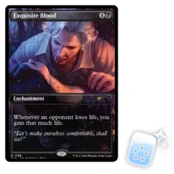 EXQUISITE BLOOD (1798) Secret Lair Magic MTG MINT CARD - Image 1
