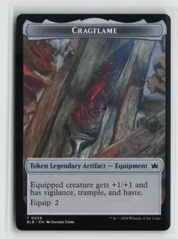Cragflame Token 0026 Bloomburrow BLB MTG Magic - Image 1
