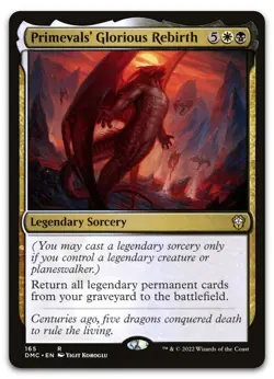Primevals' Glorious Rebirth #165 (NM) Dominaria United DMC Magic MTG - Image 1