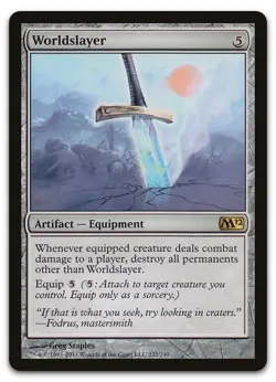 Worldslayer #222 (LP) Magic 2012 (M12) M12 Magic MTG - Image 1
