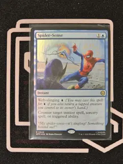 MTG Spider-Sense 0254 FOIL Rare - Image 1