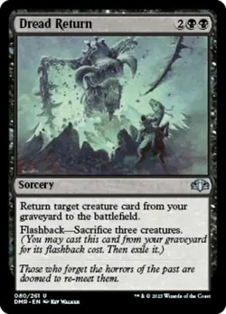 4 x Dread Return - Dominaria Remastered - NM-Mint - MTG - Image 1