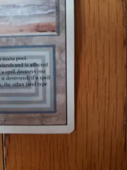 Magic The Gathering UNDERGROUND SEA REVISED (1994) Light Play READ/SEE PHOTOS - Image 4