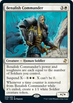 4x Benalish Commander NM-Mint, English Time Spiral Remastered MTG Magic - Image 1