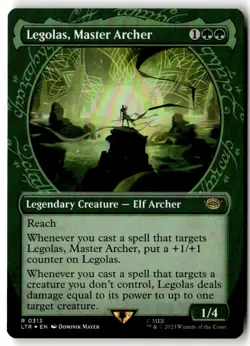 MTG - Legolas, Master Archer (Showcase) 313 foil Near Mint Universes Beyond: The - Image 1
