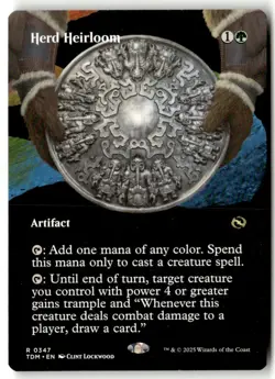 MTG - Herd Heirloom (Borderless) 347 Regular NM Tarkir: Dragonstorm - Image 1