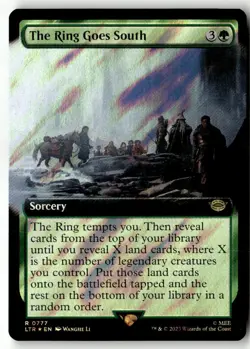 MTG - The Ring Goes South (Extended Art) (Surge Foil) 777 foil Near Mint Univers - Image 1