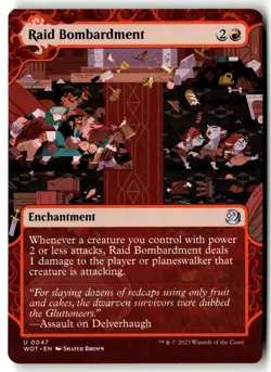 MTG - Raid Bombardment 47 NM Wilds of Eldraine: Enchanting Tales - Image 1