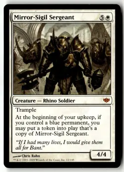 MTG - Mirror-Sigil Sergeant 12 NM Conflux - Image 1