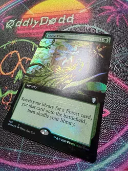 MTG Commander Legends #686 Three Visits (Extended Art) FOIL (CMR) - Image 2