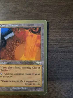 City of Traitors - World Championship Deck 1999 - Gold Border - Kev Walker MTG - Image 5