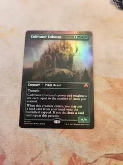 Cultivator Colossus Borderless Foil Innistrad Remastered MTG NM - Image 1