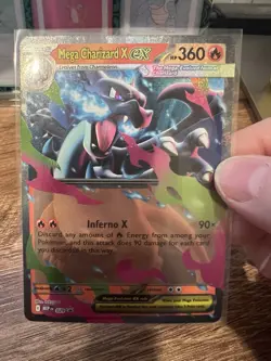 Mega Charizard x EX 029 Promo Pokemon Card Holo Rare Near Mint NM Pack Fresh - Image 2