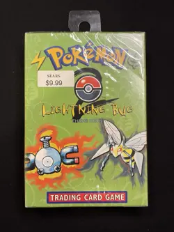 *NEW FACTORY SEALED* 1999 Pokemon Base Set 2 Lightning Bug Theme Deck WOTC 9781575309828 - Image 2