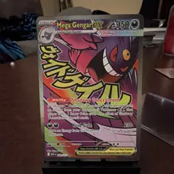 Pokemon Mega Gengar EX Full Art mega attack rare Holo ASC Set Card 269/217 - Image 1