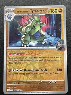 Pokemon Team Rocket's Tyranitar 096/182 - Image 1