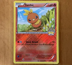 Torchic 12/111, VLP Holo, State Championships, Pokemon League Promo TCG Card - Image 1