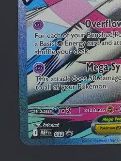Mega Gardevoir ex 032 Black Star Promo Pokemon TCG Mega Attack Rare Near Mint - Image 4
