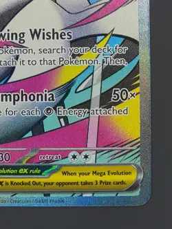 Mega Gardevoir ex 032 Black Star Promo Pokemon TCG Mega Attack Rare Near Mint - Image 5