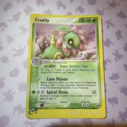 Pokemon TCG Cradily 3/100 Holo Rare EX Sandstorm Heavy Play HP - Image 1