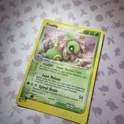 Pokemon TCG Cradily 3/100 Holo Rare EX Sandstorm Heavy Play HP - Image 2