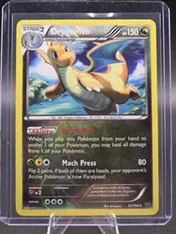 2015 Pokemon ROARING SKIES DRAGONITE RARE REVERSE HOLO 51/108 - Image 1