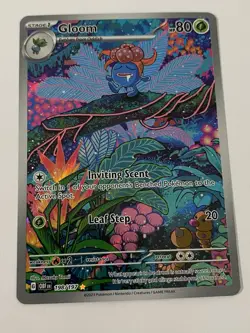 Gloom 198/197 SV03: Obsidian Flames Holo Illustration Rare Pokemon TCG - Image 2