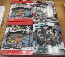 Pokemon Black Bolt and White Flare Binder + Poster Sam's Club Bundles Both 🔥 - Image 1