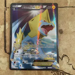 Manectric EX (113 Full Art) 113/119 XY -Phantom Forces Holo Pokemon MP Free Ship - Image 1