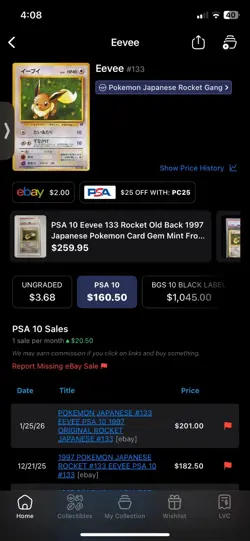 Pokemon - 1997 Eevee Rocket Gang - CGC GEM MINT 10 - Vintage - All-Time Pokemon - Image 3