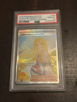 2025 Pokemon Meg En Lillie’s Determination Special Rare PSA 10 - Image 1