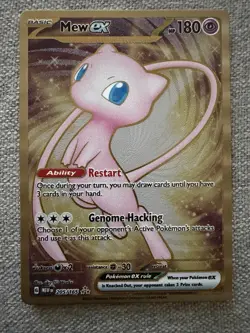 Pokemon Mew ex 205/165 Sv: Scarlet & Violet 151 Hyper Rare Holo English EX NM/MT - Image 1