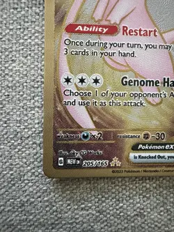 Pokemon Mew ex 205/165 Sv: Scarlet & Violet 151 Hyper Rare Holo English EX NM/MT - Image 5