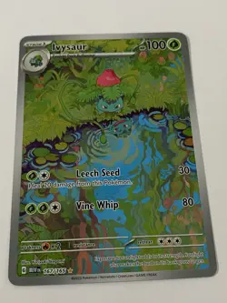 Pokemon TCG Ivysaur Scarlet & Violet 151 Illustration Rare 167/165 NM - Image 2