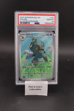 Golurk 123/086 Sv: Black Bolt Holo Pokemon PSA 10 - Image 1