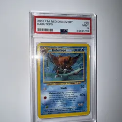 2001 Pokemon Unlimited Kabutops Non Holo Rare - Neo Discovery 25/75 PSA 9 MINT - Image 3