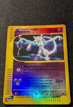 Pokemon EXPEDITION - #56/165 Mewtwo - Reverse Holo - ENG - Lightly Played - Image 4