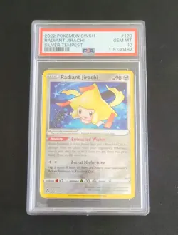 💎 PSA 10 POKEMON 2022 Silver Tempest RADIANT JIRACHI 120/195 English Gem Mint - Image 1