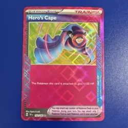 Pokemon Hero's Cape Trainer ACE SPEC Rare 152/162 SV05: Temporal Forces Holo - Image 1