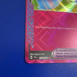 Pokemon Hero's Cape Trainer ACE SPEC Rare 152/162 SV05: Temporal Forces Holo - Image 3