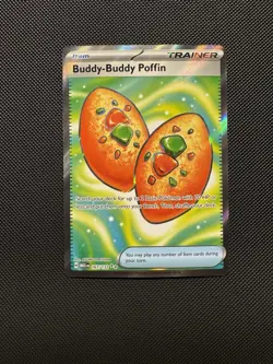 Pokemon TCG Buddy-Buddy Poffin 167/132 Me01: Mega Evolution Ultra Rare Near Mint - Image 1
