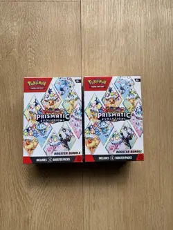 Pokemon TCG: Prismatic Evolutions Booster Bundle Lot of 2 Factory Sealed - Image 1