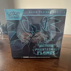 Pokemon Elite Trainer Box Mega Evolution Phantasmal Flames 2025 English - Image 1