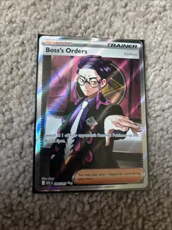 Boss’s Orders 256/217 Ultra Rare Full Art Pokemon TCG Ascended Heroes NM - Image 2