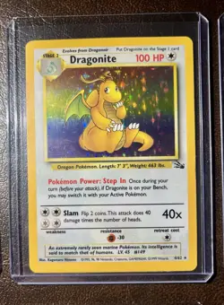 Pokemon Fossil 100% Complete Vintage Set 62/62 LP - Image 4