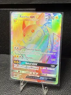 Raichu GX - 75/73 - Secret Rare NM Pokemon SM - Shining Legends - Image 3