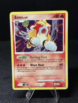 ENTEI 2007 POKEMON SECRET WONDERS RARE HOLO 4/132 Q5677 - Image 1