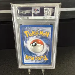 2005 POKEMON EX UNSEEN FORCES #9 MEGANIUM-HOLO PSA 7 - Image 2