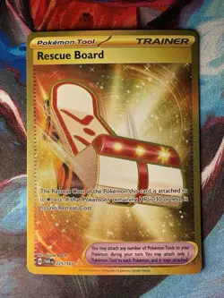 Pokemon Rescue Board 225/167 Sv06: Twilight Masquerade Hyper Rare Holo Trainer - Image 1